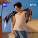 海瀾之家【最呼吸-Air8】背心男士無袖坎肩吸濕速干內(nèi)搭基礎(chǔ)打底薄汗衫2件