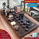 鳳陶凰（FENG TAO  HUANG）茶盤家用一體全自動茶具套裝客廳辦公用功夫茶道高檔實木茶幾茶臺 05祥龍茶盤琺瑯自動黑電器 92cm