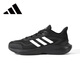 阿迪達(dá)斯 （adidas）男鞋跑步鞋夏季舒適學(xué)生網(wǎng)面透氣舒適黑色運(yùn)動鞋HQ7558 黑 40