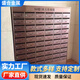 盛合定制小區不銹鋼信報箱多門(mén)掛墻落地室外別墅防雨郵筒烤漆件箱 玫瑰金顏色 120x240x340