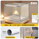 迷你屋2025新款防摔蚊帳架1.8x2米家用臥室1.5全底嬰兒防止掉床兒童床簾 【熊貓-淺灰】全底款+A類帳紗 適用1.5*2.0m床【加粗烤漆支架】