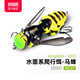 國王路亞馬蜂爬行餌水面系大黃蜂仿生蜜蜂昆蟲(chóng)鱸魚(yú)翹嘴黑坑溪流路亞餌 1# 4.2克-4厘米
