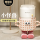 麥桶桶（Mr.Bin）咖啡杯感應垃圾桶智能客廳臥室自動(dòng)2025新款創(chuàng  )意高顏值ins風(fēng)特-惠 粉色怪獸筐 +香芮白 12L +鎹香薰卡