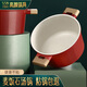 閃閃優(yōu)品陶瓷湯鍋燃?xì)庠畈徽冲佌翦伡矣弥笾酂蹂侂p耳煲湯鍋3-4人電磁爐 麥飯石湯鍋：3-4人用 24cm 5.5L
