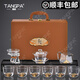 唐帕（TANGPA）玻璃茶具套裝2024新款輕奢高檔家用整套蓋碗茶杯辦公室會(huì )客禮盒裝 透明款-吟風(fēng)蓋碗套組(禮盒裝)
