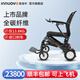 英洛華碳纖維電動(dòng)輪椅智能全自動(dòng)折疊輕便老人殘疾人多功能輪椅車(chē) 全碳纖維車(chē)架丨10雙鋰電+續航35公里