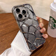YNPO鉆石紋適用蘋果15手機殼iphone14promax新款11軟殼12女款14pro高級感網(wǎng)紅13promax蘋果14保護套 【太空銀】閃粉菱格氣囊軟殼 iPhone 15