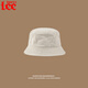 Lee dprre春秋夏季薄款純色防曬漁夫帽軟頂小檐盆帽男女款百搭顯臉小遮陽(yáng)帽 米白色 M (56-58cm)