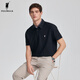 POLOWALK男式短袖POLO衫25夏季新品百搭休閑半袖上衣短T 藏青 L /175