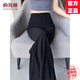 俞兆林（YUZHAOLIN）微喇叭西裝休閑褲女2025春夏新款垂感西裝高腰顯瘦顯高喇叭長褲 黑色 M 建議100-112斤