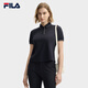FILA 斐樂官方領航POLO女子短袖2025夏季針織衫時尚休閑涼感T恤
