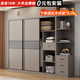 栩栩楚風(fēng)【送貨包安裝】衣柜臥室家用現(xiàn)代簡(jiǎn)約儲(chǔ)物衣櫥出租屋移門收納柜子 1米主柜【2門】