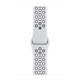Apple/蘋果 applewatch原裝Nike聯(lián)名運動耐克洞洞表帶全新原封 白金配黑 44/45/46/49mm表盤通用
