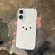萌續(xù)呆萌小熊表情可愛(ài)小貓耳朵適用iphone16promax透明15promax蘋(píng)果14Pro手機(jī)殼13全包12甜酷11少女心X 熊表情 - 貓耳透明殼 iPhone 16