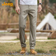 吉普（JEEP）【天絲薄款】高端男士休閑褲男2025夏季新款寬松直筒商務(wù)長(zhǎng)褲子男