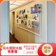 藍星晨家用軟木板照片墻裝飾彩色背景墻工字釘學(xué)校幼兒園辦公室宣傳欄環(huán)保耐用多功能簡(jiǎn)約白板展示毛氈板 彩色軟木板照片墻 80*120cm