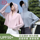 浪莎防曬衣女夏季2025新款黑膠帽檐防紫外線UPF50+防曬服外套