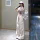 夢(mèng)琪嵐碎花工裝褲絕美辣妹慵懶拖地牛仔褲女夏季2025新款夏日多巴胺配色 碎花工裝褲 L 建議105斤-115斤