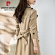 皮爾卡丹（pierre cardin）風衣外套女2025年秋裝新款女裝秋季早秋小個子中長款初秋春秋大衣 卡其色風衣 2XL (125-140斤)