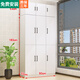諾曼圖 鞋柜玄關(guān)柜家用經(jīng)濟型大容量簡(jiǎn)約現代多層門(mén)廳鞋柜陽(yáng)臺儲物柜 上下六門(mén)白色+頂柜 入戶(hù)安裝
