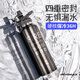 REVOMAX銳虎吸管杯男士水杯大容量316l不銹鋼杯子女士外出便攜保溫保冷杯 【吸管+直飲雙杯蓋】摩天灰592ml 316L不銹鋼內(nèi)膽