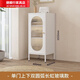 捷順行鐵藝電視柜全金屬組合電視柜鐵藝矮柜小戶型簡約茶幾電視柜簡易 40寬  電視邊柜白色