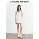 UR夏季新款女裝掛脖露背抽繩打攬無(wú)袖連衣裙UYU750046 本白 (偏短) M