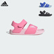 阿迪達(dá)斯（adidas）兒童涼鞋夏季男女大小童沙灘鞋  IH3634粉/白 