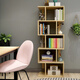 雅美樂(lè ) 書(shū)架落地簡(jiǎn)易組合多層客廳書(shū)房陽(yáng)臺層架儲物置物架子 五層