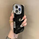 梵皓伊秋冬新款絨布雪山紋適用iPhone16Promax手機(jī)殼蘋(píng)果15Pro防摔保護(hù)套14pm小眾高級(jí)情侶款13軟防指紋 絨布雪山絨【經(jīng)典黑-loog】電鍍大孔-軟糯硅膠 IPhone16Pro