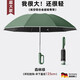 颯望德國高端反向雨傘全自動大號便攜加固加厚結實抗風男女士學生 【反向環(huán)扣超大三人系列】航空鋁合金黑膠傘-墨綠色 折疊高顏值ins車載超強抗風暴晴