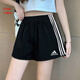 阿迪達斯（adidas）運動(dòng)短褲女褲2026夏季新款黑色熱褲女款跑步健身透氣休閑褲子女 黑色經(jīng)典款/時(shí)尚短褲/主推 XL