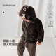 babylove【清倉】嬰幼兒外套秋冬款加厚毛絨上衣可愛超萌連帽防風(fēng)衣服