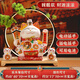 ZOCI招財(cái)進(jìn)寶擺件門店招財(cái)貓大號(hào)招財(cái)貓擺件開業(yè)自動(dòng)招手店鋪前臺(tái)家 燈圈組合財(cái)源滾滾贈(zèng)2只小貓隨機(jī)1