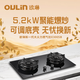 歐琳OULIN 歐琳水槽整體櫥柜定制 油煙機(jī)燃?xì)庠钜惑w廚房柜局改舊改 櫥柜配套3005（詳詢(xún)客服）