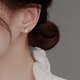 祥S999純銀針玫瑰金貓眼石耳釘2025年新款小眾感耳環(huán)女 「S999銀針」玫瑰金耳釘 1841