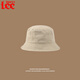 Lee dprre春秋夏季薄款純色防曬漁夫帽軟頂小檐盆帽男女款百搭顯臉小遮陽(yáng)帽 米色 M (56-58cm)
