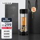 TILIVING純鈦茶水分離水杯辦公室泡茶杯子高檔雙層玻璃杯父親節(jié)禮物伴手