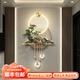 仙陶立體迎客松入戶(hù)玄關(guān)裝飾畫(huà)輕奢過(guò)道走廊led壁燈畫(huà)新中式山水掛畫(huà) 青松常在-A 整體尺寸60*100cm 充電寶款+遙控開(kāi)關(guān)