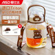 愛仕達(dá)（ASD）塑料杯 食品級(jí)Tritan材質(zhì)大容量雙飲便攜運(yùn)動(dòng)壺大肚杯噸桶噸喝水 1300ML 奶咖色墩墩熊吸管杯
