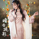 聽(tīng)月小筑【暗香疏影】原創(chuàng  )女春夏旗袍連衣裙氣質(zhì)顯瘦改良國風(fēng)新中式 旗袍連衣裙 現貨 L