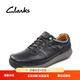 其樂(lè )（Clarks）男鞋厚底氣墊跑步鞋真皮舒適防滑老爹板鞋休閑鞋 黑色 39