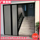 免打孔蜂巢折疊門隱形推拉門開放式廚房臥室?guī)鶚翘蓍g空調(diào)隔斷門 米白色-全遮光【1.0低軌款】