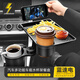 笑途車(chē)載旋轉餐盤(pán)商務(wù)車(chē)托盤(pán)飲料水杯位置物架小桌板汽車(chē)內飾改裝配件 車(chē)載多功能水杯支架托盤(pán)-普通款