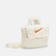 耐克（NIKE）耐克NIKE女童毛絨斜挎包 旅行包運動(dòng)包毛絨包FZ1329-113白/橙均碼