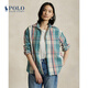 Polo Ralph Lauren 拉夫勞倫  女裝 25年早春寬松版斜紋棉布襯衫RL26654 999-多色 S 偏大