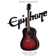 epiphone簽名款slash J-45 VM 朱砂紅電箱民謠木吉他全單帶皮箱易普鋒