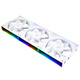 Thermalright(利民) TL-M12QRW X3 12cm純白反出風無線材拼接機箱風扇 1500轉速PWM S-FDB軸承 幻彩無限鏡框 