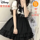 迪士尼（Disney）女童連衣裙夏裝女寶學(xué)院風(fēng)時尚洋氣洛麗塔a字裙中大兒童裝新款潮 黑色 現(xiàn)貨 150 【建議身高140cm】現(xiàn)貨