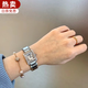 【二手99新】卡地亞（Cartier)女表坦克TANK系列石英女士手表時(shí)尚后鑲鉆商務(wù)瑞表奢侈品腕表 W51008Q3小號鋼帶20mm后鑲鉆